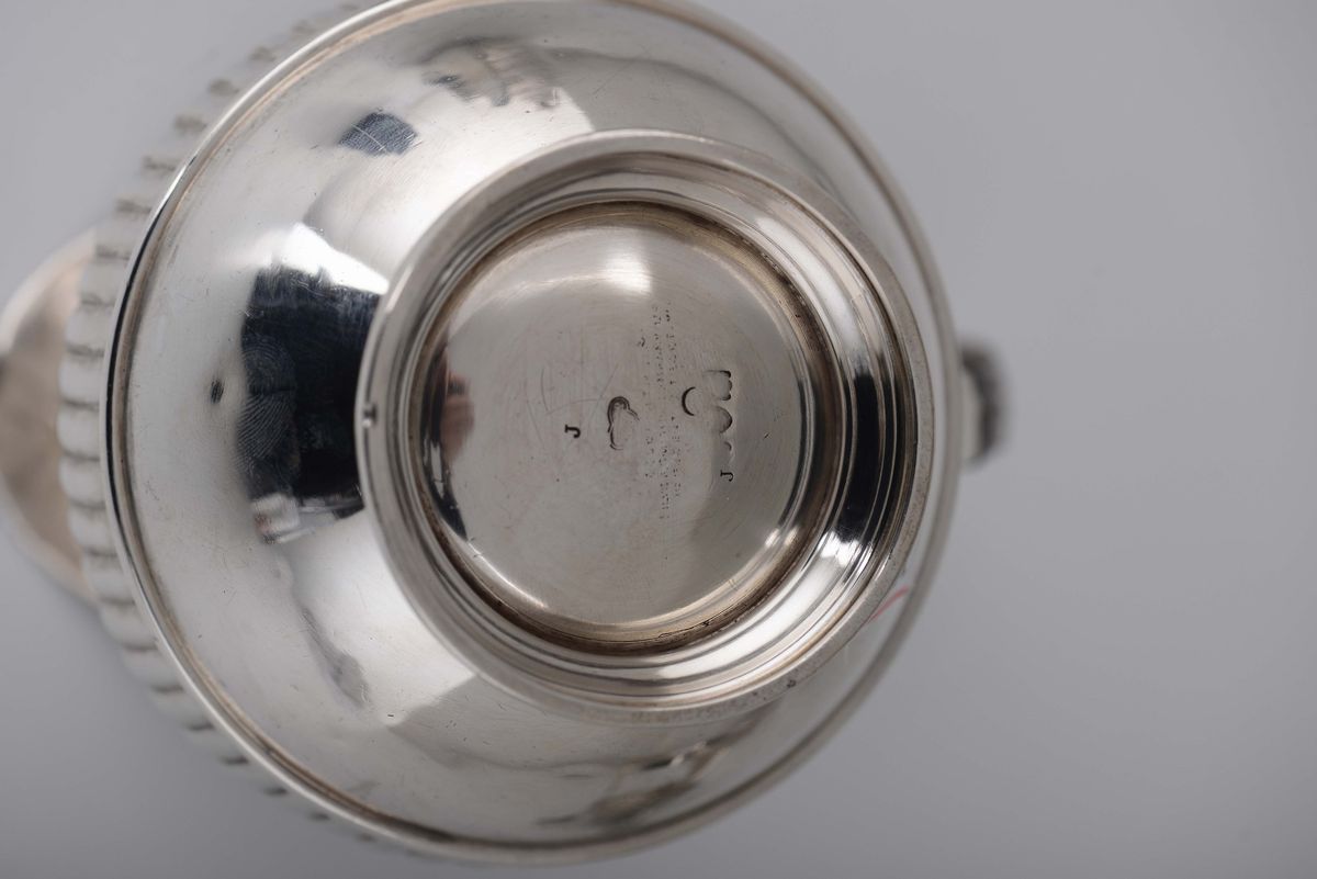 Teiera con Fornelletto in Argento Sterling, Londra (bolli Differenti dal 1898-1899) Fine XIX Seco...