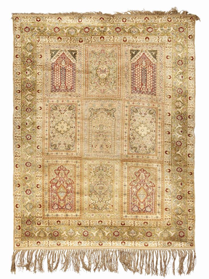 Tappeto anatolico Panderma meta XIX secolo  - Auction Fine Art - Cambi Casa d'Aste