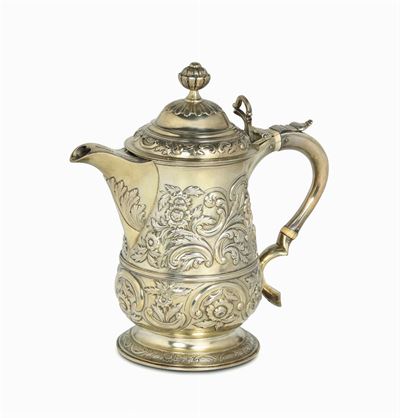 Tankard in Argento Sterling Dorato, Argentiere Sebastian & James Crespell, Londra 1772
