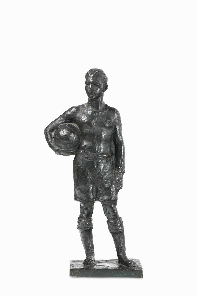 Nino Geraci (1900-1980) Il calciatore  - Auction Sporting Art - Cambi Casa d'Aste