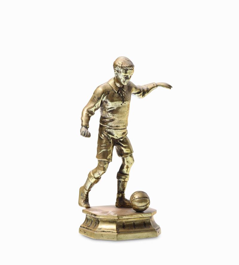 Anonimo del XX secolo Goal, 1940 circa  - Auction Sporting Art - Cambi Casa d'Aste