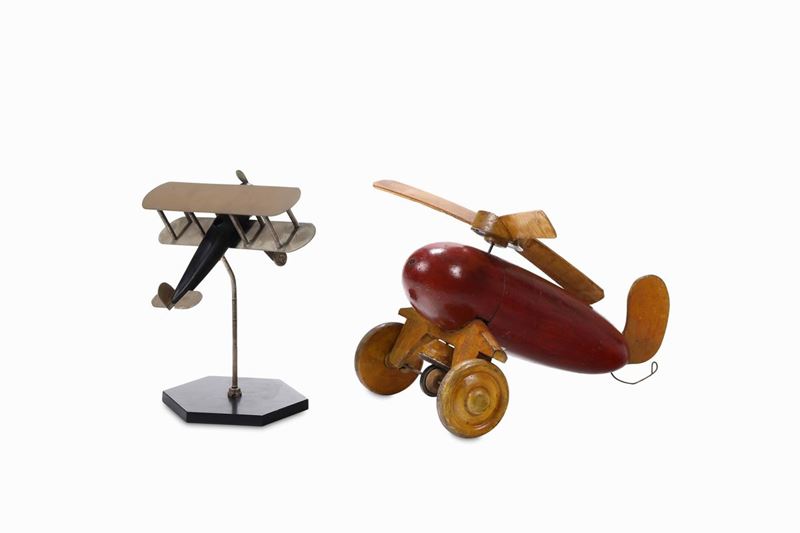 Lotto di due modellini di aereo  - Auction Sporting Art - Cambi Casa d'Aste