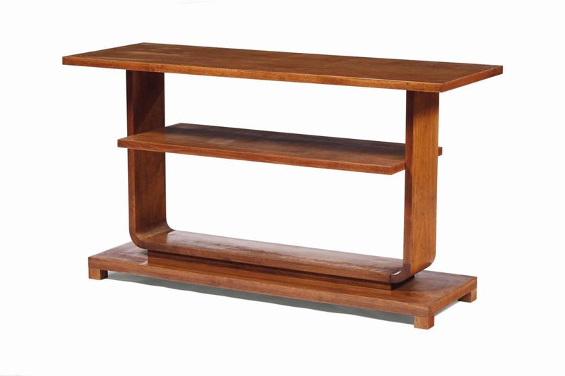 Console in legno con sottopiano, XX secolo  - Auction Fine Art - Cambi Casa d'Aste