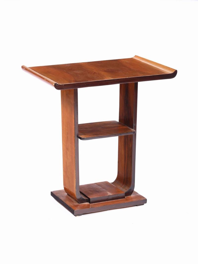 Console in legno con sottopiano, XX secolo  - Asta Antiquariato - Cambi Casa d'Aste
