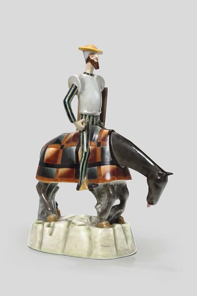 Giovanni Grande (1887-1937) Lenci, Torino, 1933 Cadon Chisciotte