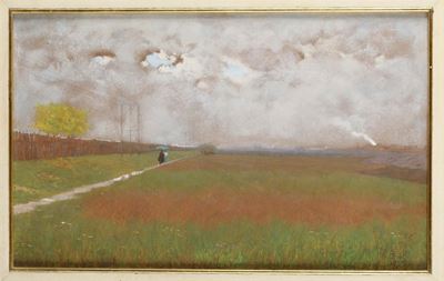 Flavio Bertelli (1865-1941)il Temporale