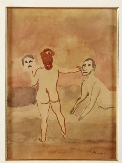 Mino Maccari (1898-1989)complesso Edipico (elettra)