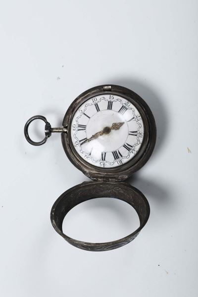 Orologio da Tasca in Argento Firmato Tarts London