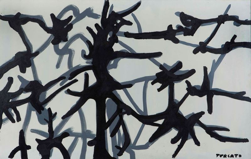 Giulio Turcato (1912-1995)reticolo Nero, 1968 Ca