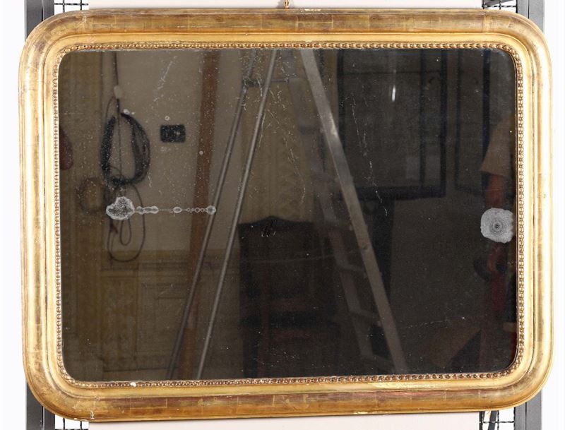 Specchiera in legno dorato, XX secolo  - Asta Asta a Tempo Antiquariato - I - Cambi Casa d'Aste