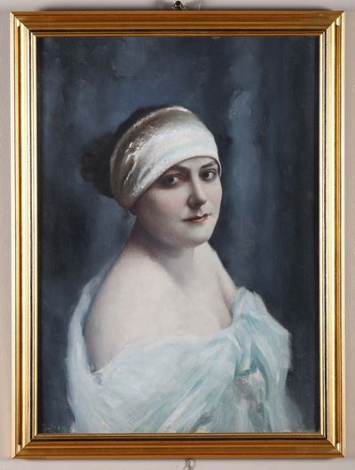 Ugo Celada da Virgilio (1895-1995)ritratto della Sorella di Angelo Motta