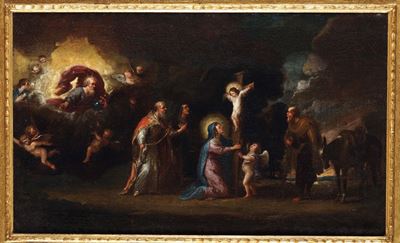 Cornelio De Wael (anversa 1592 - Roma 1667)allegoria della Redenzione