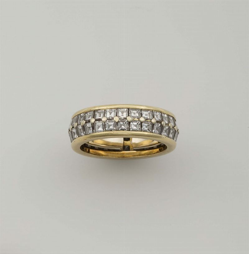 Diamonds and gold ring  - Auction Fine Jewels - Cambi Casa d'Aste