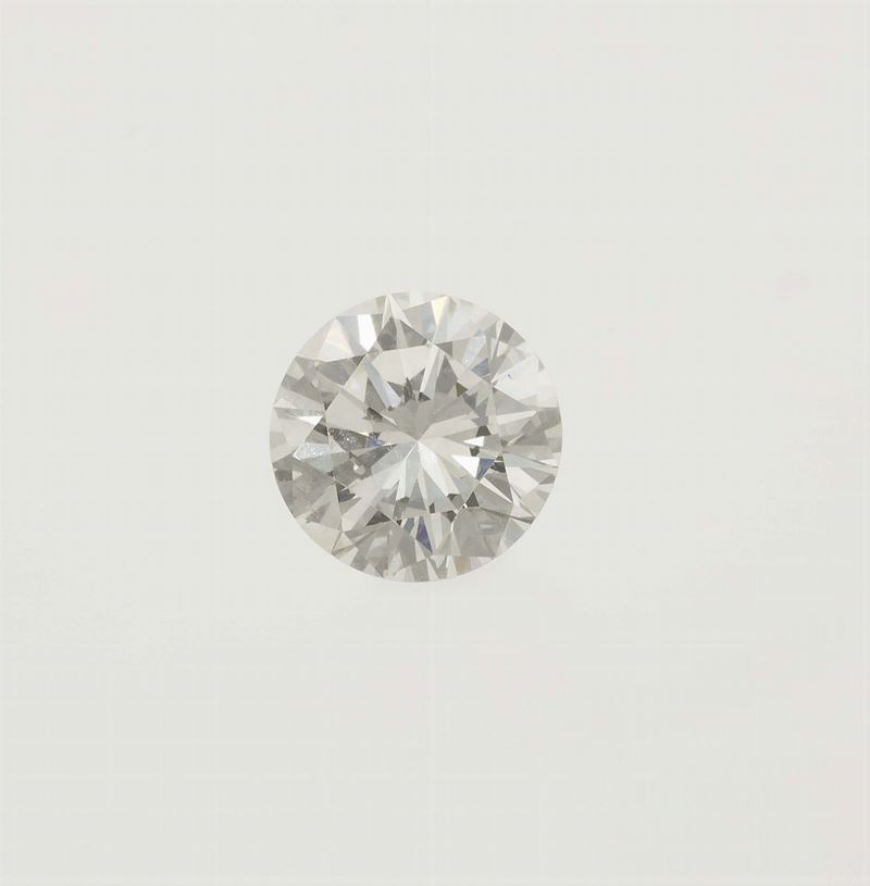 Unmounted brilliant-cut diamond weighing 3.25 carats  - Auction Fine Jewels - Cambi Casa d'Aste