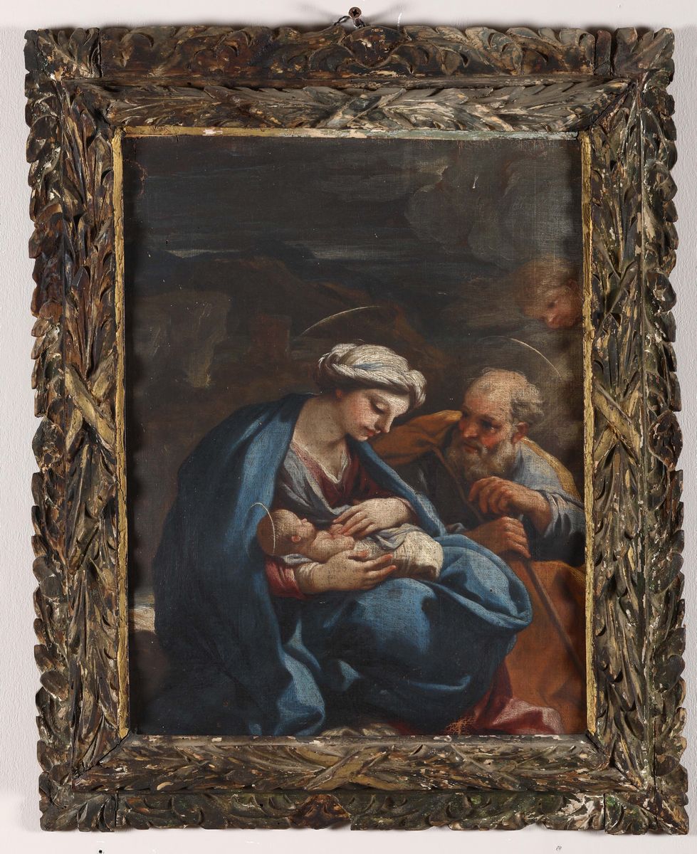 Luca Giordano (napoli 1634-1705)sacra Famiglia