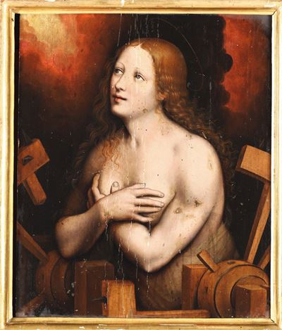 Giovan Pietro Rizzoli Detto Giampietrino (attivo a Milano tra il 1508 ed il 1549)santa Caterina