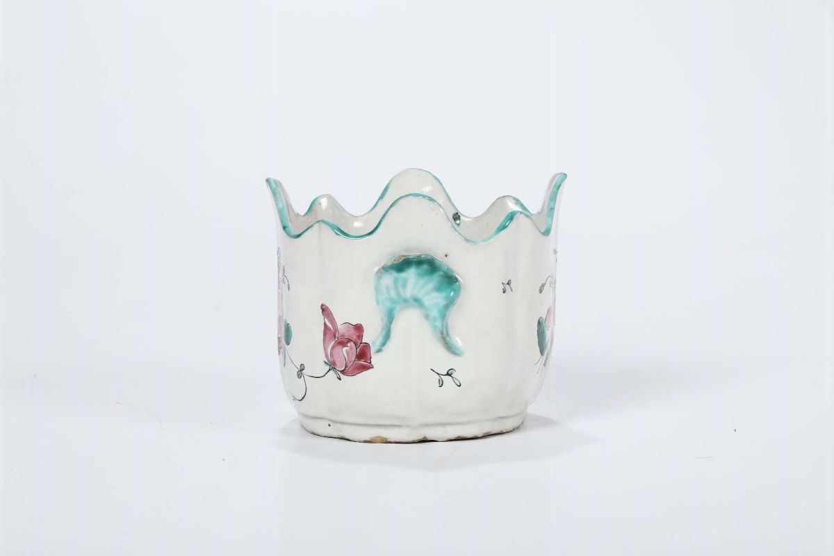Piccolo Vaso Rinfrescacalice Savona, Manifattura di Giacomo Boselli, 1768–1780