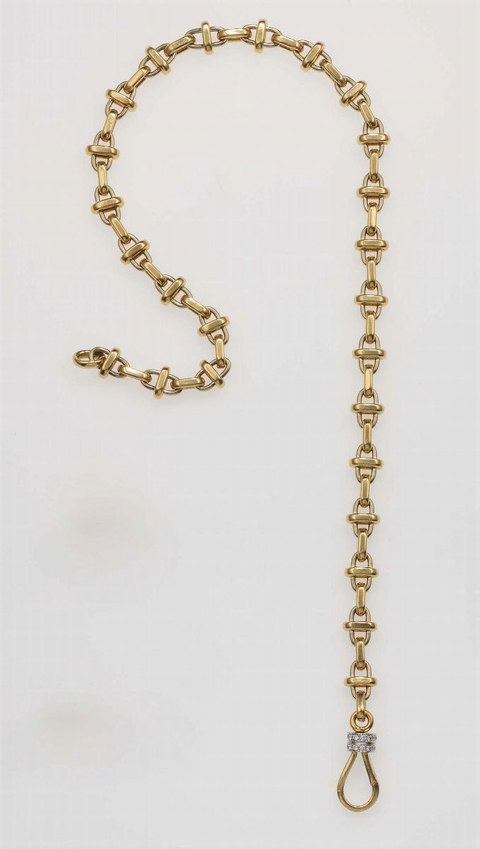 Gold and diamond chain. Pomellato  - Auction Fine Jewels - Cambi Casa d'Aste