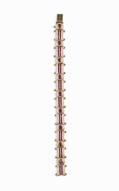 Bracciale con Rubini e Diamanti