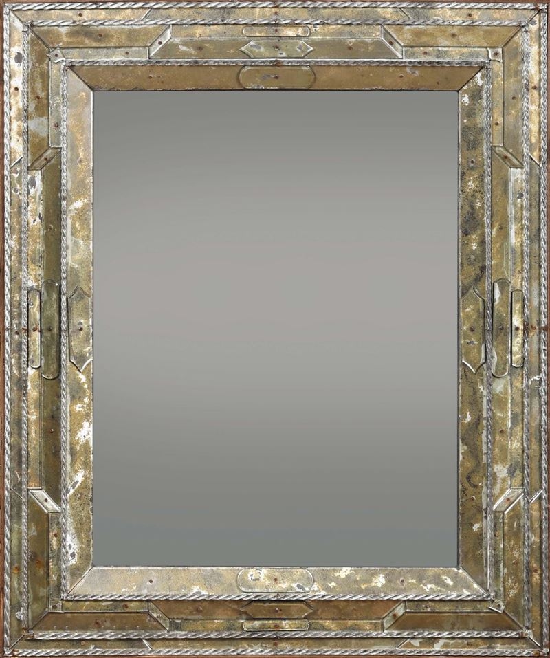 Specchiera rivestita in vetro di Murano, Venezia XVIII-XIX secolo  - Auction Fine Art - Cambi Casa d'Aste