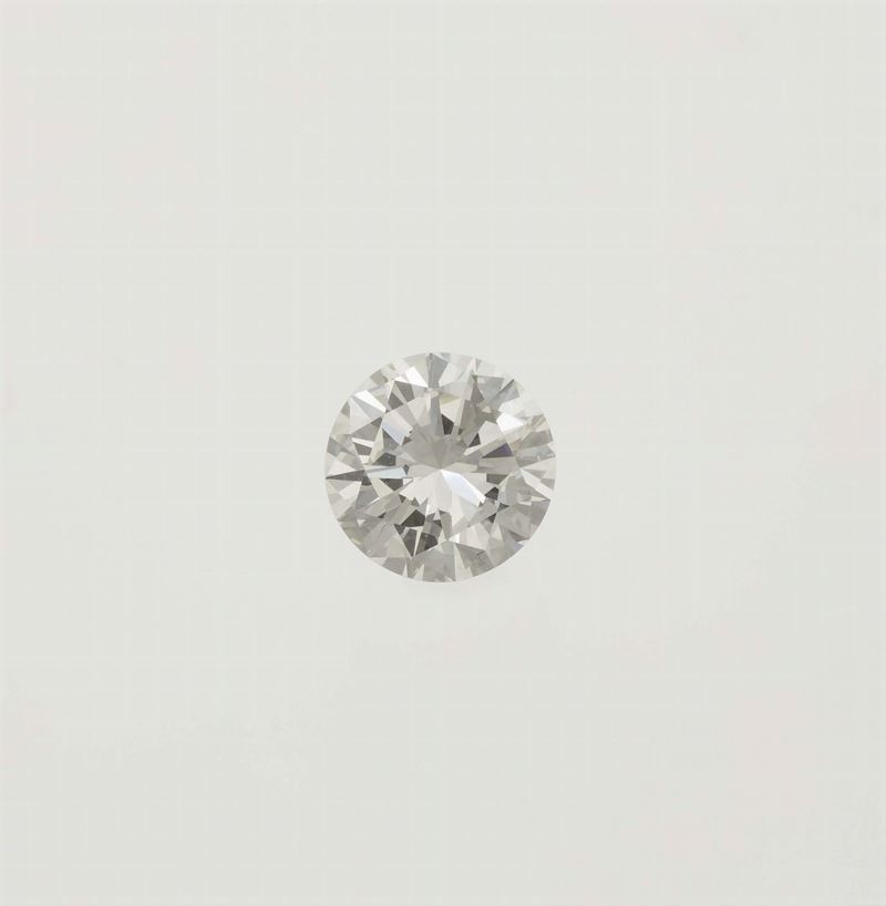Unmounted brilliant-cut diamond weighing 4.05 carats  - Auction Fine Jewels - Cambi Casa d'Aste