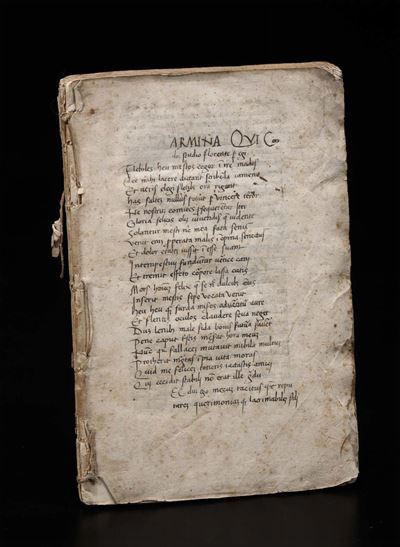Manoscritto Cartaceo del XV Secolo- (boezio, Severino)(de Consolatione Philosophiae)