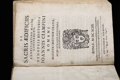 Ciampini, Giovannide Sacris Aedificiis a Costantino Magno Constructis..., Roma, Komarek, 1693