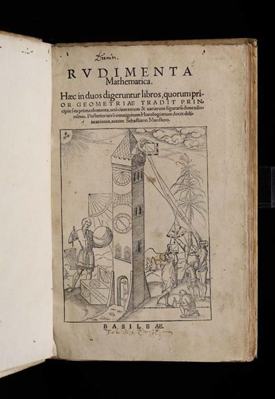Munstero, Sebastianorudimenta Mathematica. Haec in Duos Digeruntur Libros, ..., Basilea, Henricum...
