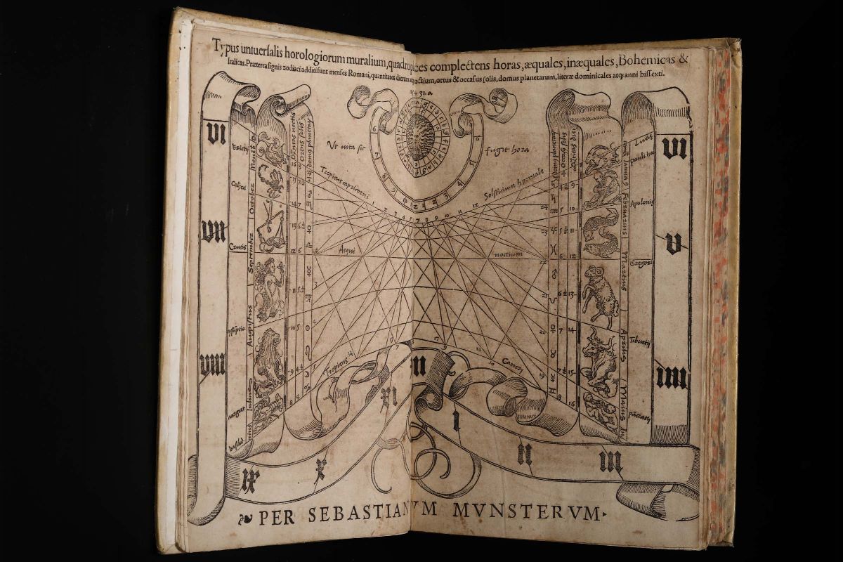Munstero, Sebastianorudimenta Mathematica. Haec in Duos Digeruntur Libros, ..., Basilea, Henricum...