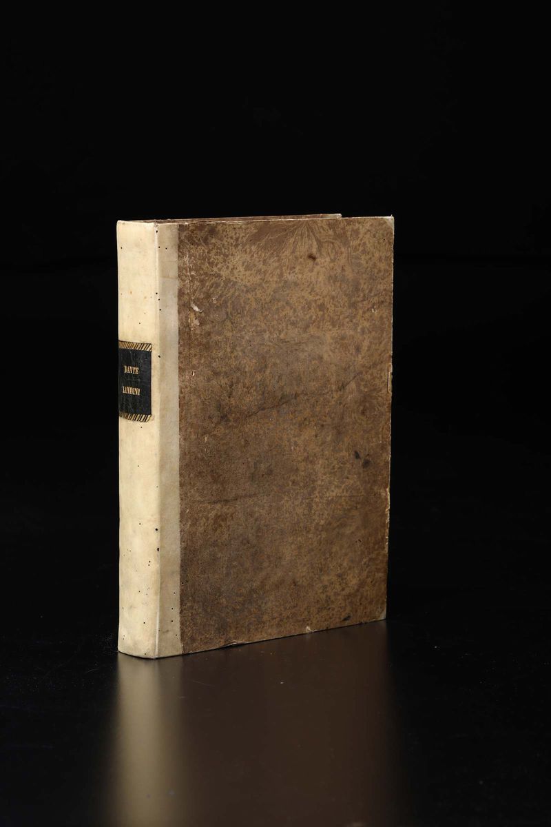 Dante Alighierila Divina Commedia De Danthe Alighieri con El Comento De Cristophoro Landino..jaco...