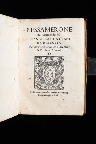 Cattani, Francescol'essamerone, Firenze, Torrentino, 1563