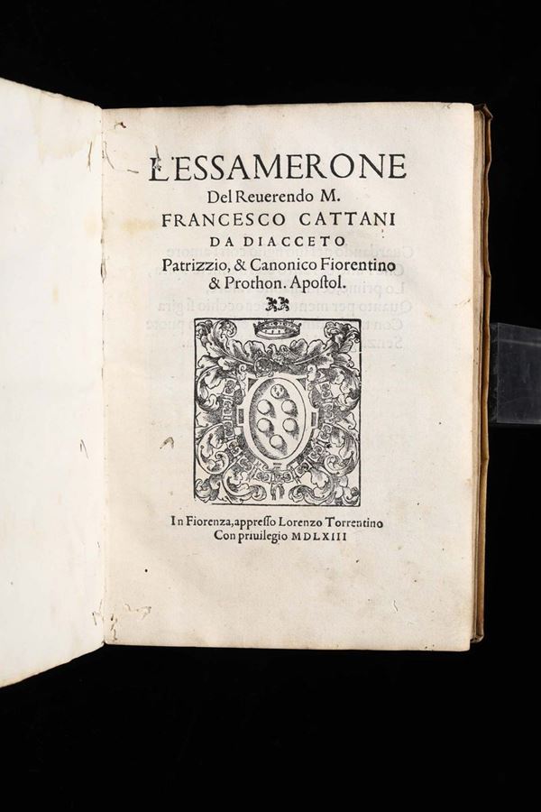 Cattani, Francesco L'Essamerone, Firenze, Torrentino, 1563