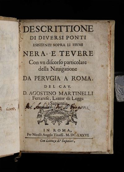 Martinelli, Agostino / Turroni, Agostinodescrittione di Diversi Ponti Esistenti Sopra Li Fiumi Ne...