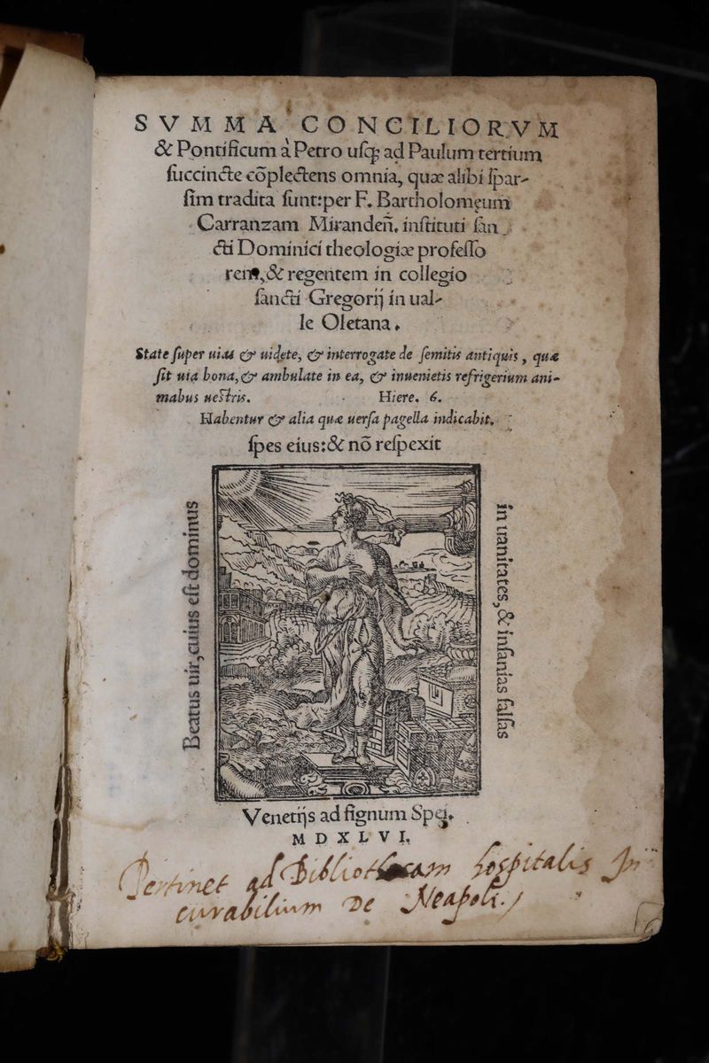 Concilii della Chiesasumma Conciliorum & Pontificum a Petro Ad Paulum..., Venezia, 1546