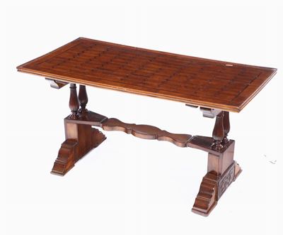 Tavolino con Piano Intarsiato, XIX-XX Secolo