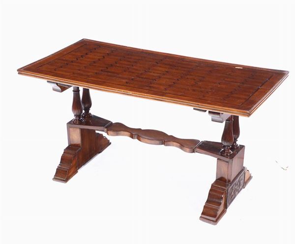 Tavolino con piano intarsiato, XIX-XX secolo