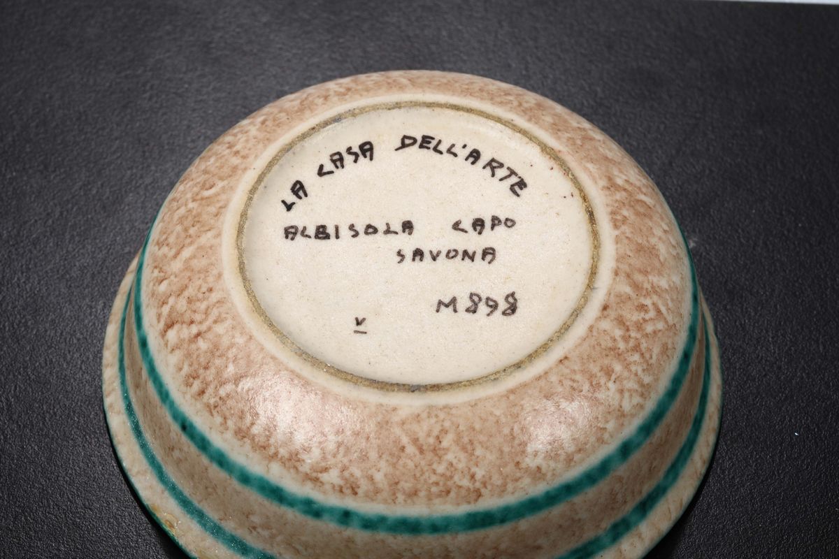 Servizio da Macedonia in Ceramica, Albisola la Casa Dell'arte, XX Secolo