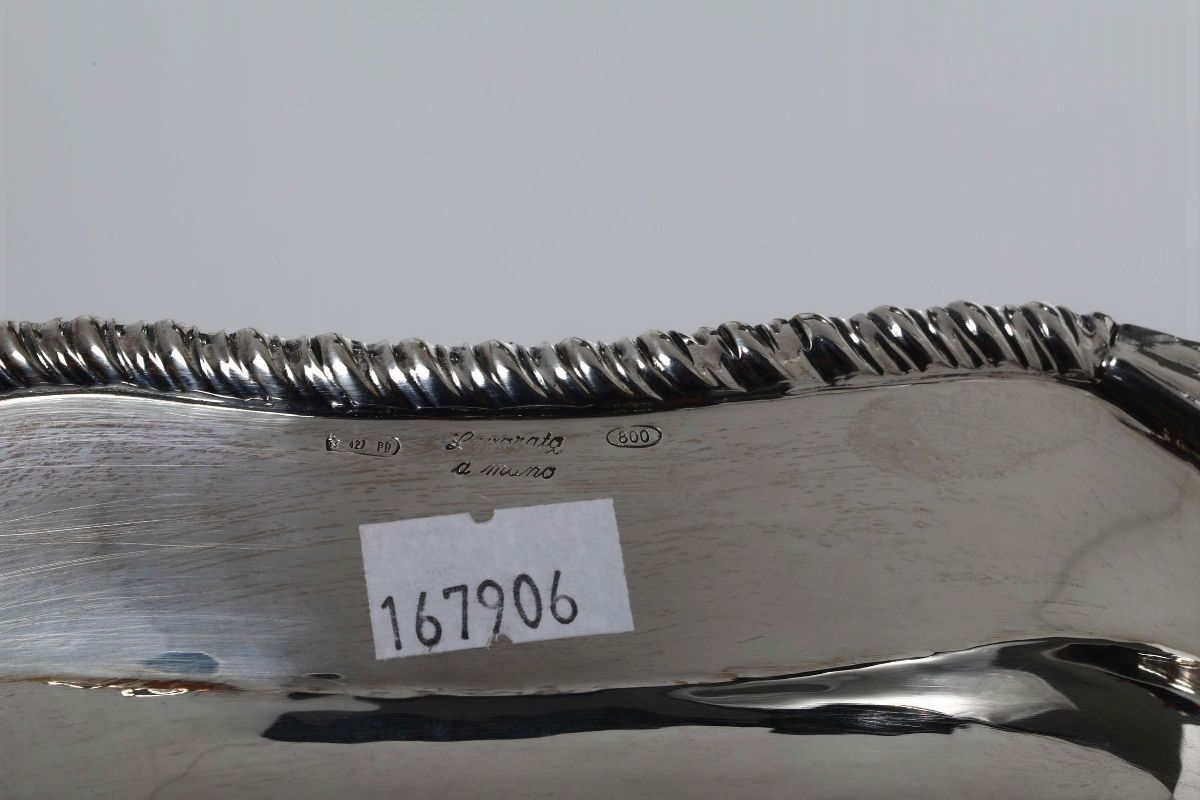 Ciotola in Argento Fuso, Italia XX Secolo