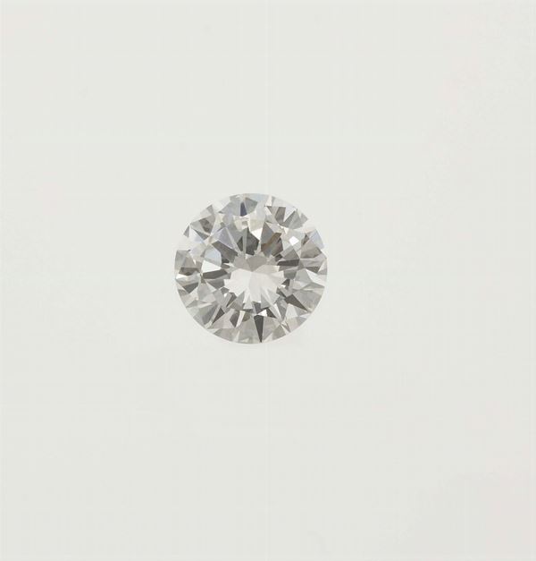 Unmounted brilliant-cut diamond weighing 2.18 carats