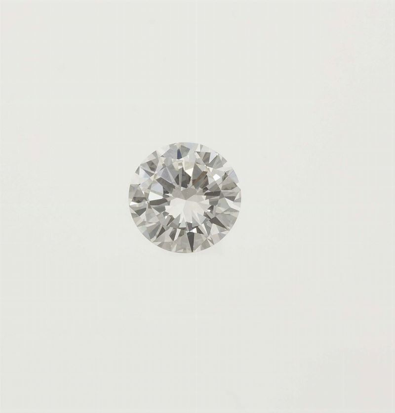 Unmounted brilliant-cut diamond weighing 2.18 carats  - Auction Fine Jewels - Cambi Casa d'Aste