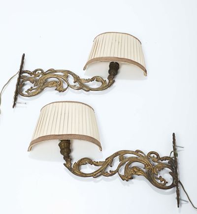 Coppia di Appliques, Fine XIX Secolo