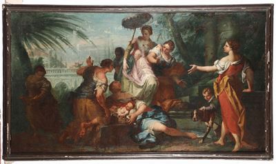 Giovanni Battista Marcola (verona 1711-1780 )mose' Salvato dalle Acque