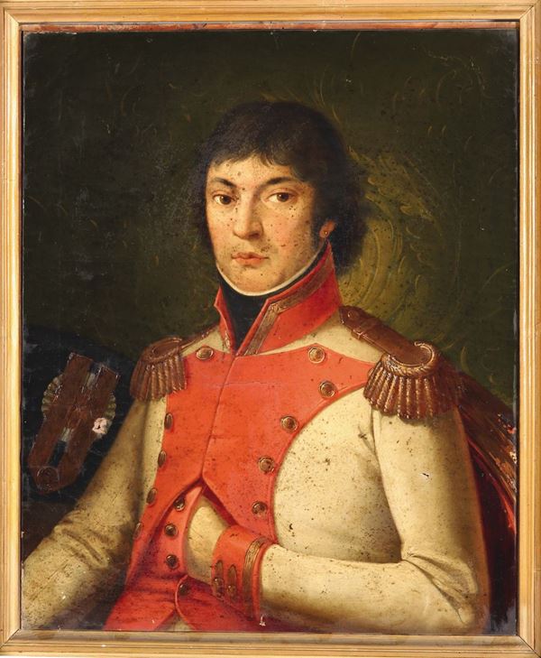 Scuola dell'inizio del XIX secolo Ritratto maschile