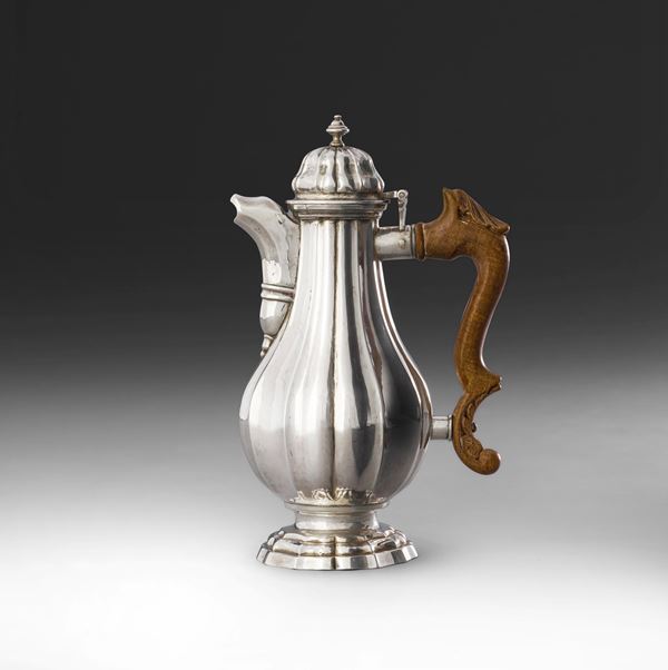 Caffettiera. Bolli di garanzia della zecca di Venezia e del saggiatore, 1770