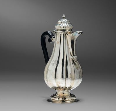 Rara e Importante Caffettiera. Firenze 1770 Ca., Argentiere Zanobi-biagioni (1758-1803)