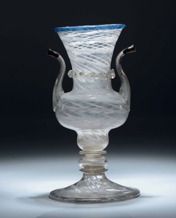 A glass vase, Tuscany, 1700s