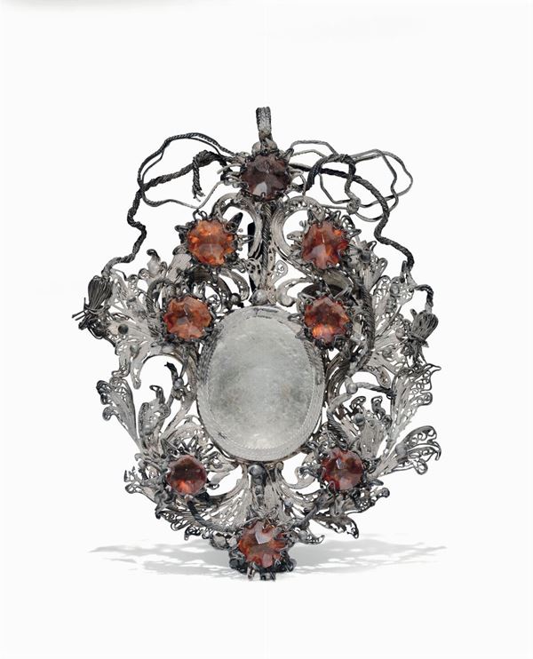 A reliquary pendant, Sicily (?), 18th century