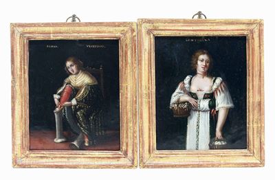Gerolamo Forabosco (padova 1605-1679)donna Venetiana Contadina