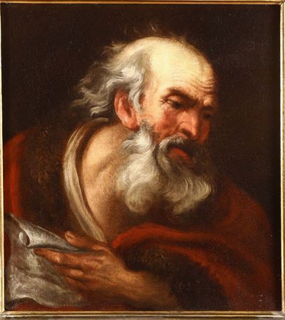 Scuola del XVII Secoloritratto di Filosofo