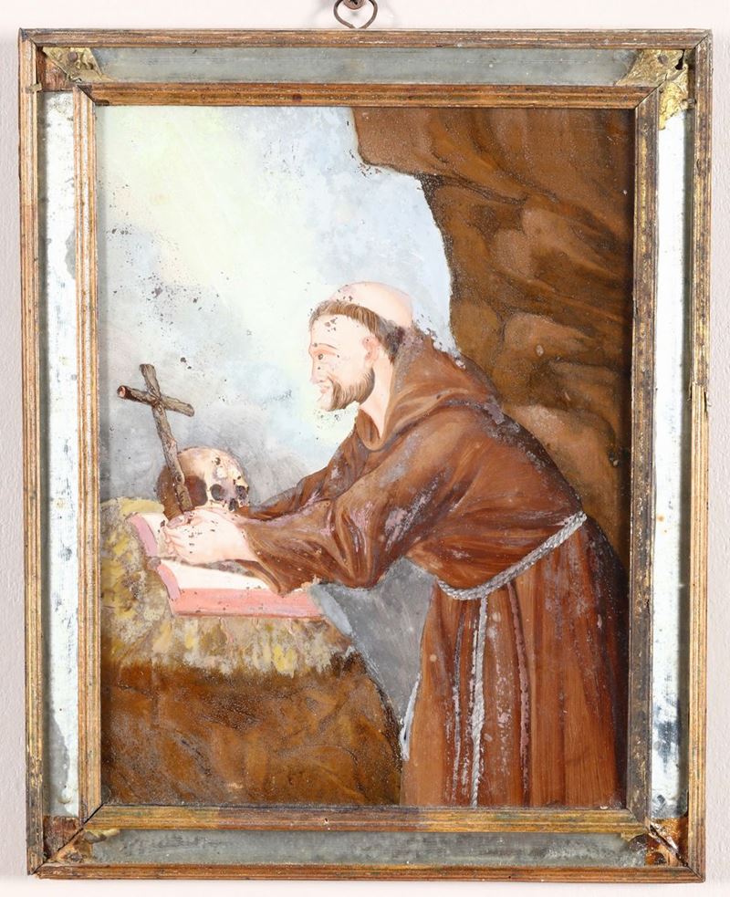 Scuola del XVIII secolo San Francesco  - Asta Antiquariato - Cambi Casa d'Aste
